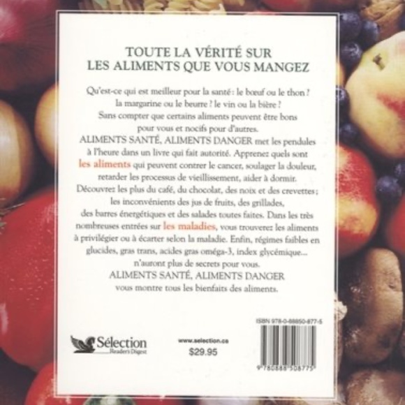 🆕 NOUVEAU Livre Aliments santé aliments danger - Mass Market Paperback - Picture 2 of 2